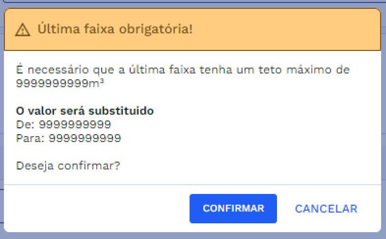 Validação de Faixa