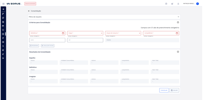 Figura 19: Alerta – Campos Obrigatórios