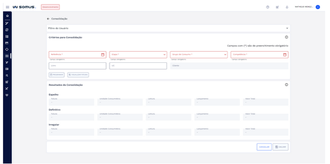 Figura 23: Alerta – Campos Obrigatórios