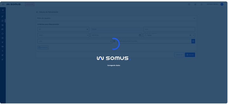 Figura 7: Carregando dados da UC